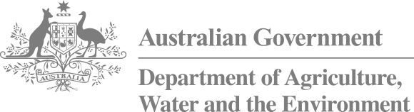 Department of Agriculture, Water and the Environment logo